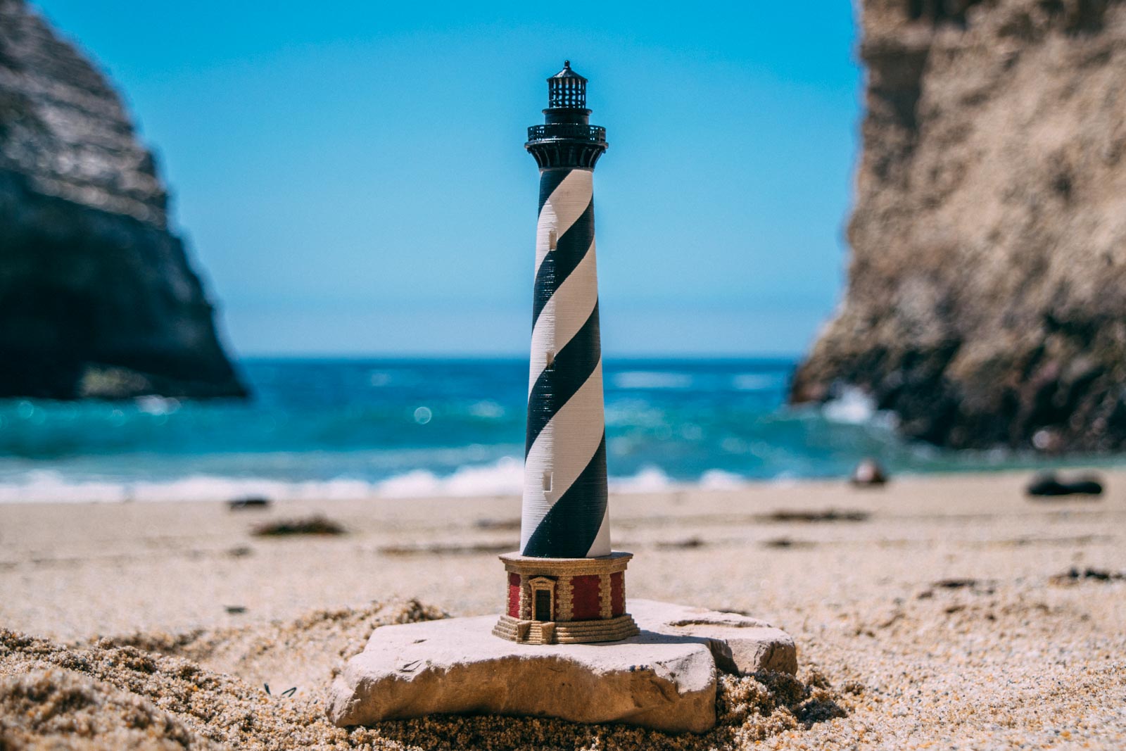 Cape Hatteras lighthouse model