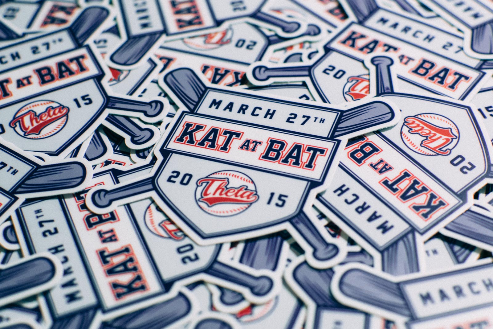 KAT at Bat stickers